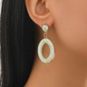 Geometric Drop Earrings